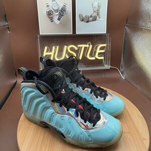 Nike Air Foamposite Little Posite One (GS) Mixtape Teal Copa Blue Sz 6.5Y